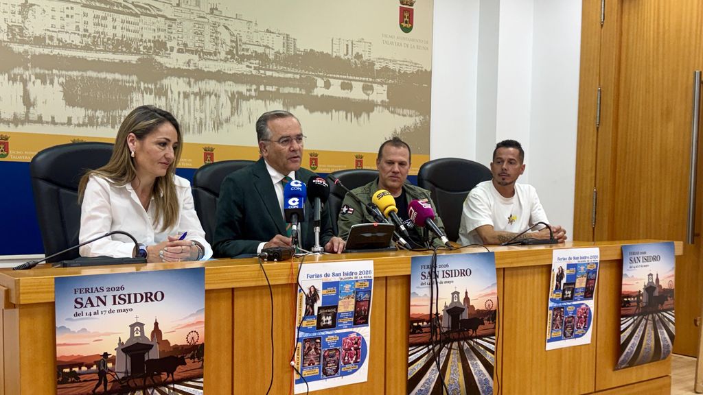 Presentación de la programación de las Ferias de San Isidro 2026 de Talavera. Foto: Ayuntamiento.