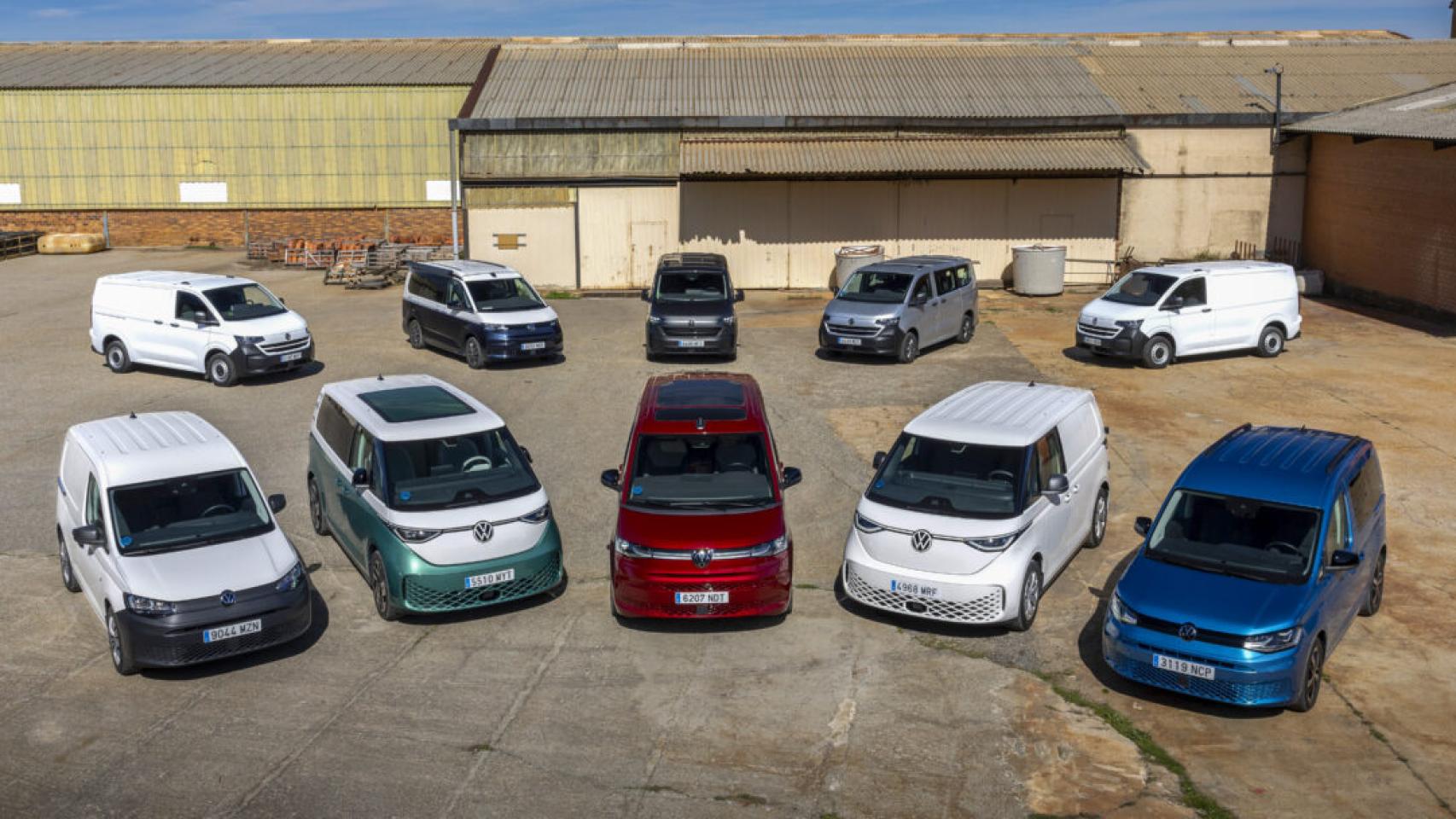 Gama electrificada de Volkswagen Vehículos Comerciales.