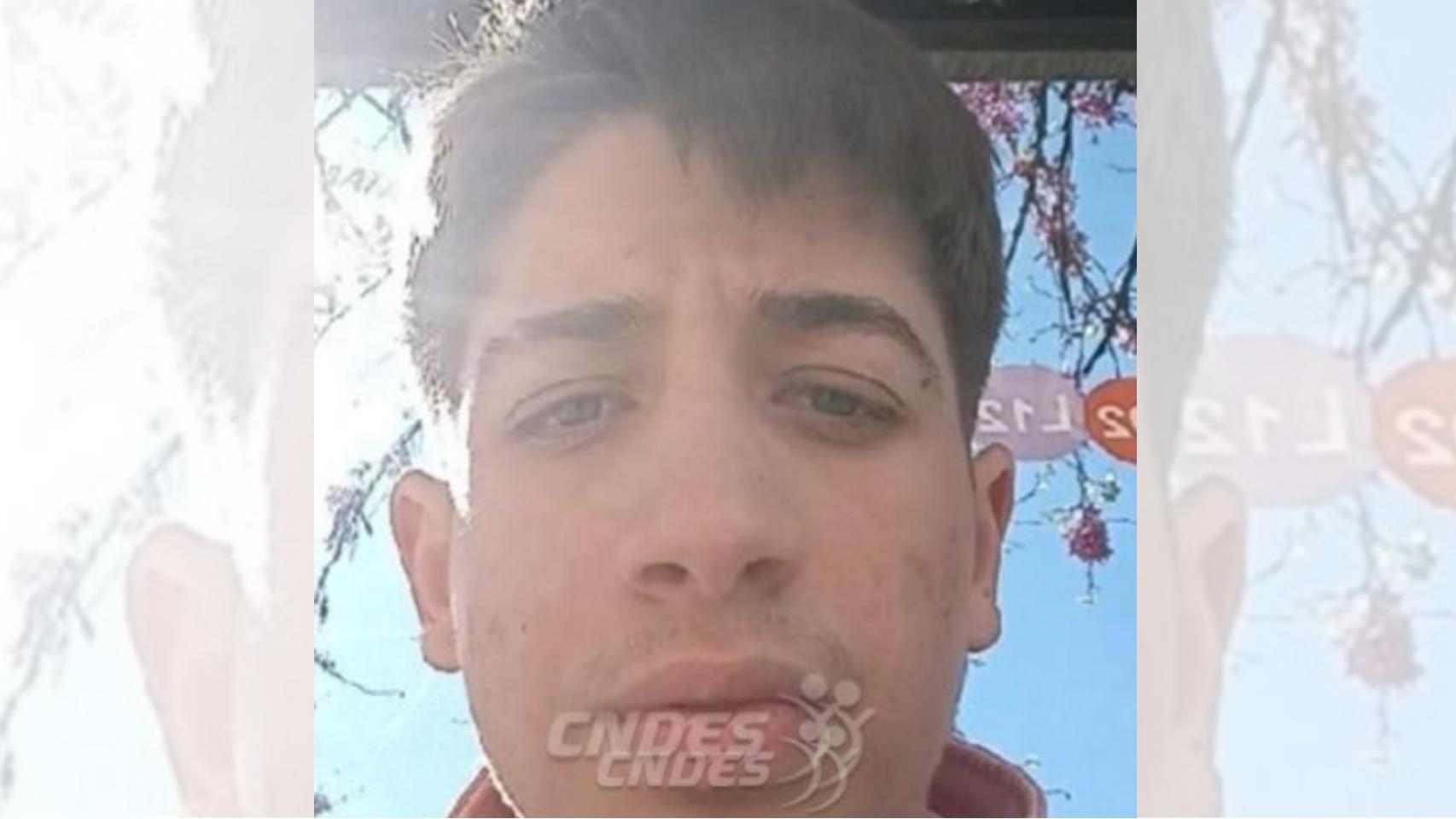 Menor desaparecido. Foto: CNDES.