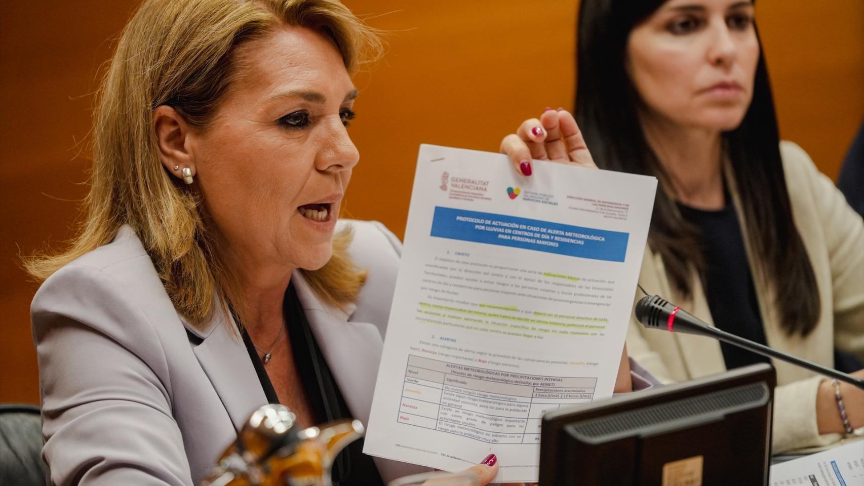 Susana Camarero, comparece ante la Comisión de investigación de la dana. Jorge Gil / Europa Press