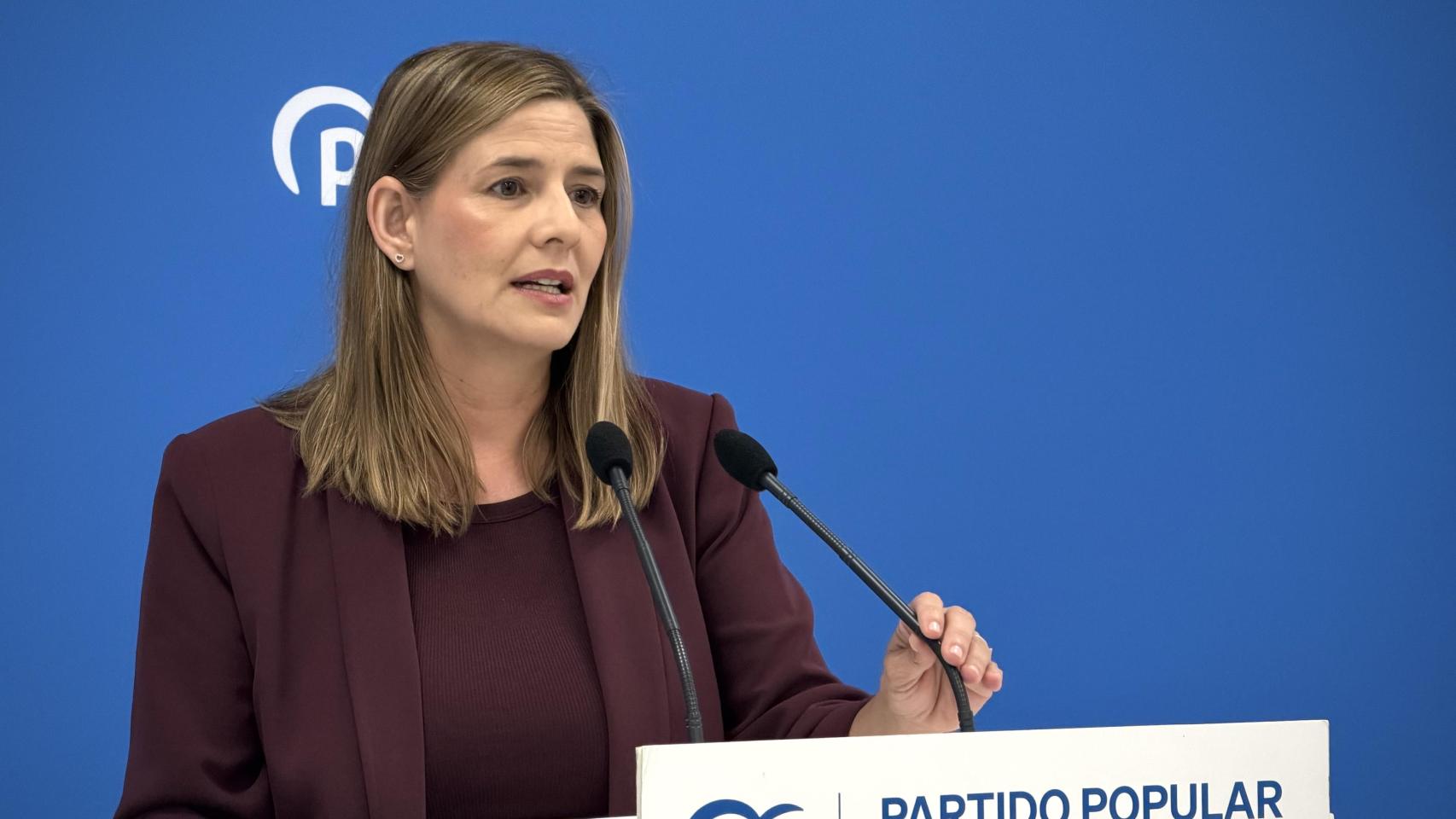 Carolina Agudo Alonso, secretaria general y portavoz parlamentaria del PP de Castilla-La Mancha.