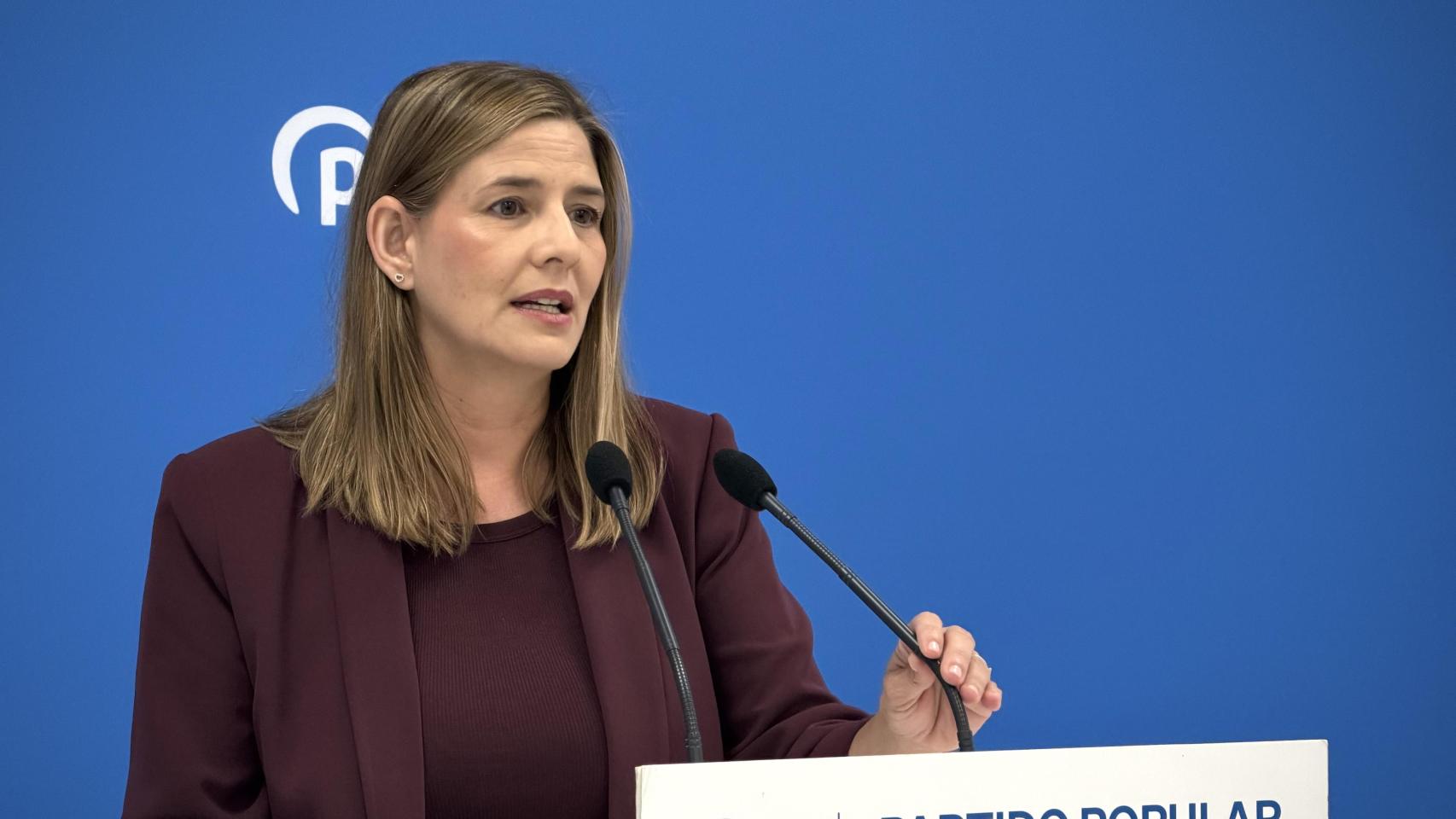 Carolina Agudo Alonso, secretaria general y portavoz parlamentaria del PP de Castilla-La Mancha. 