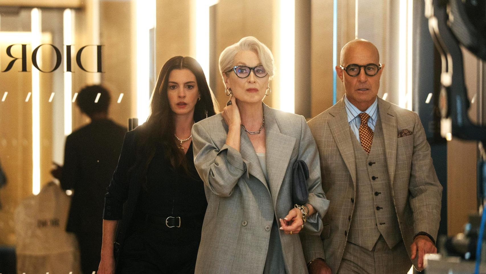 Mery Streep y Anne Hathaway, en una escena de la película.