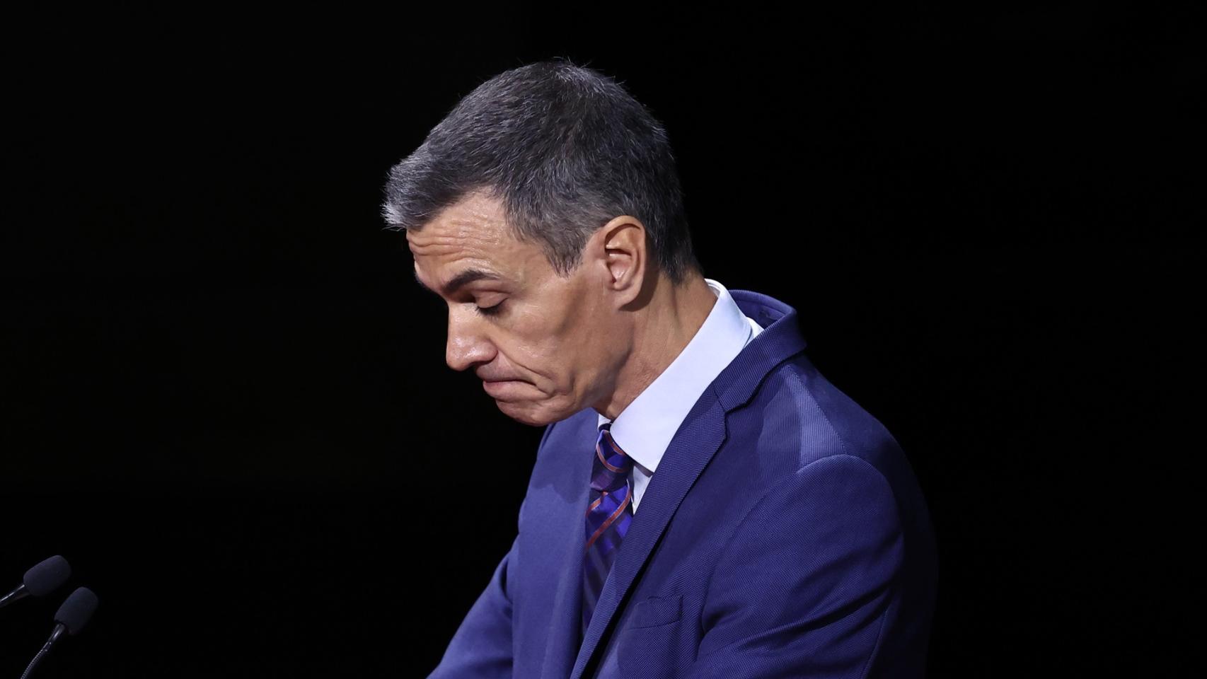 Pedro Sánchez durante su intervención en el Bloomberg CityLab 2026, celebrado este martes en el Teatro Real de Madrid.