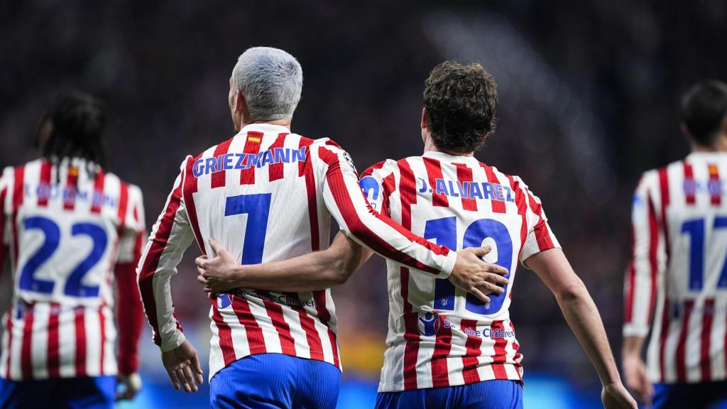 Griezmann y Julián Álvarez, con el Atlético de Madrid