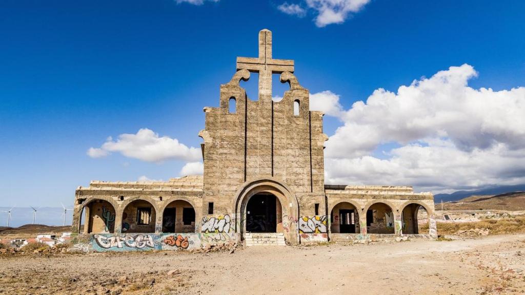 Sanatorio abandonado de Abades, en Tenerife.