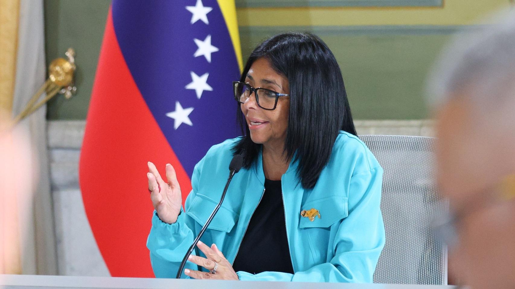 La presidenta encargada de Venezuela, Delcy Rodríguez, presenta la Gran Consulta Nacional sobre la Reforma de la Justicia Penal.