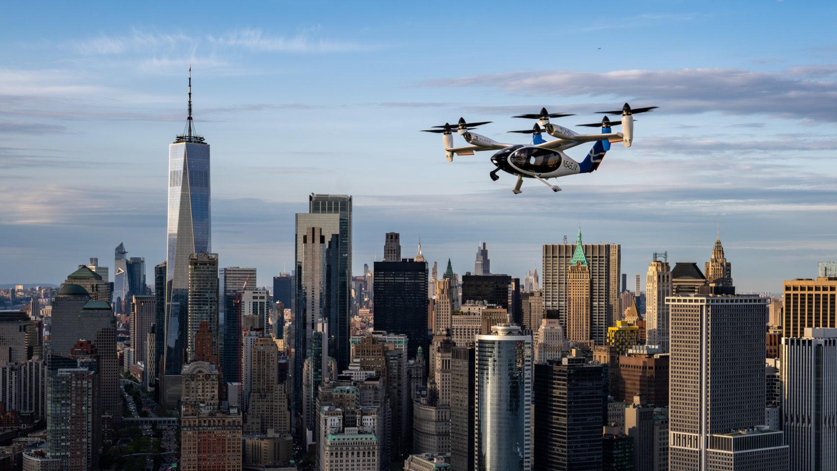 El taxi volador de Joby Aviation en Nueva York