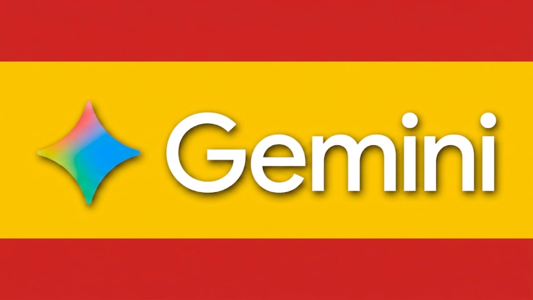 Logo de Gemini con bandera de España