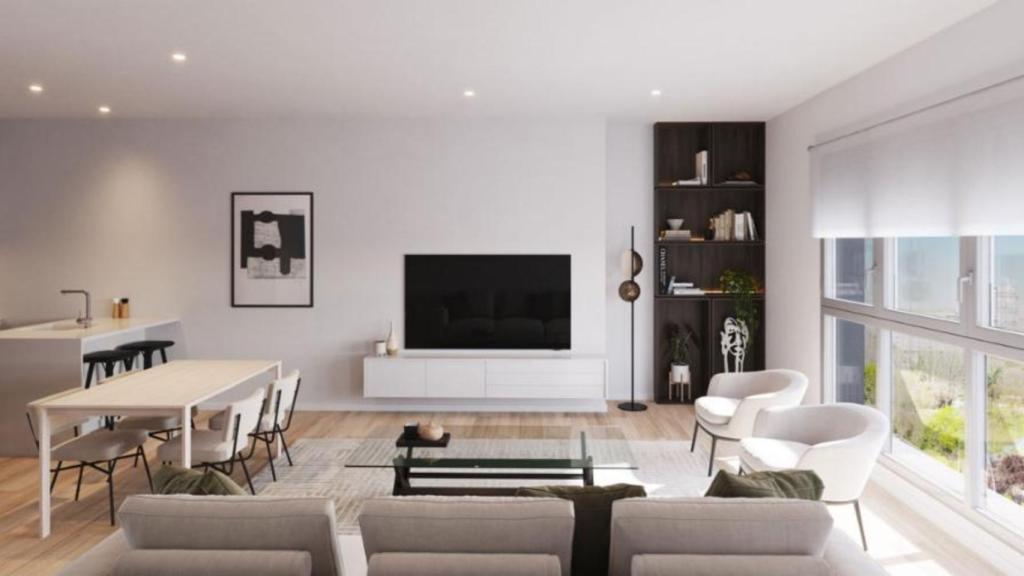Estancia en una vivienda del edificio Montevideo