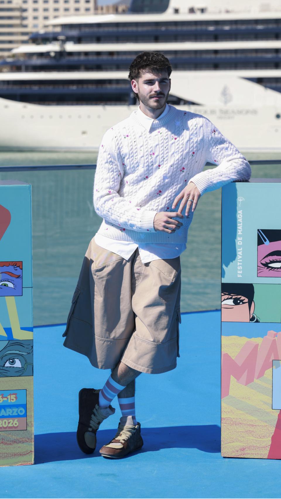 Álvaro Mel en el Festival de Málaga 2026.