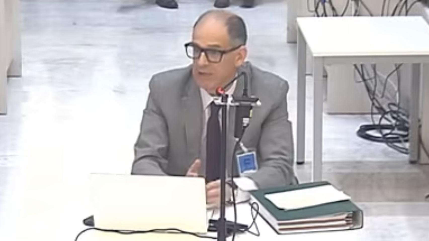 Manuel Morocho, este miércoles, en la Audiencia Nacional.