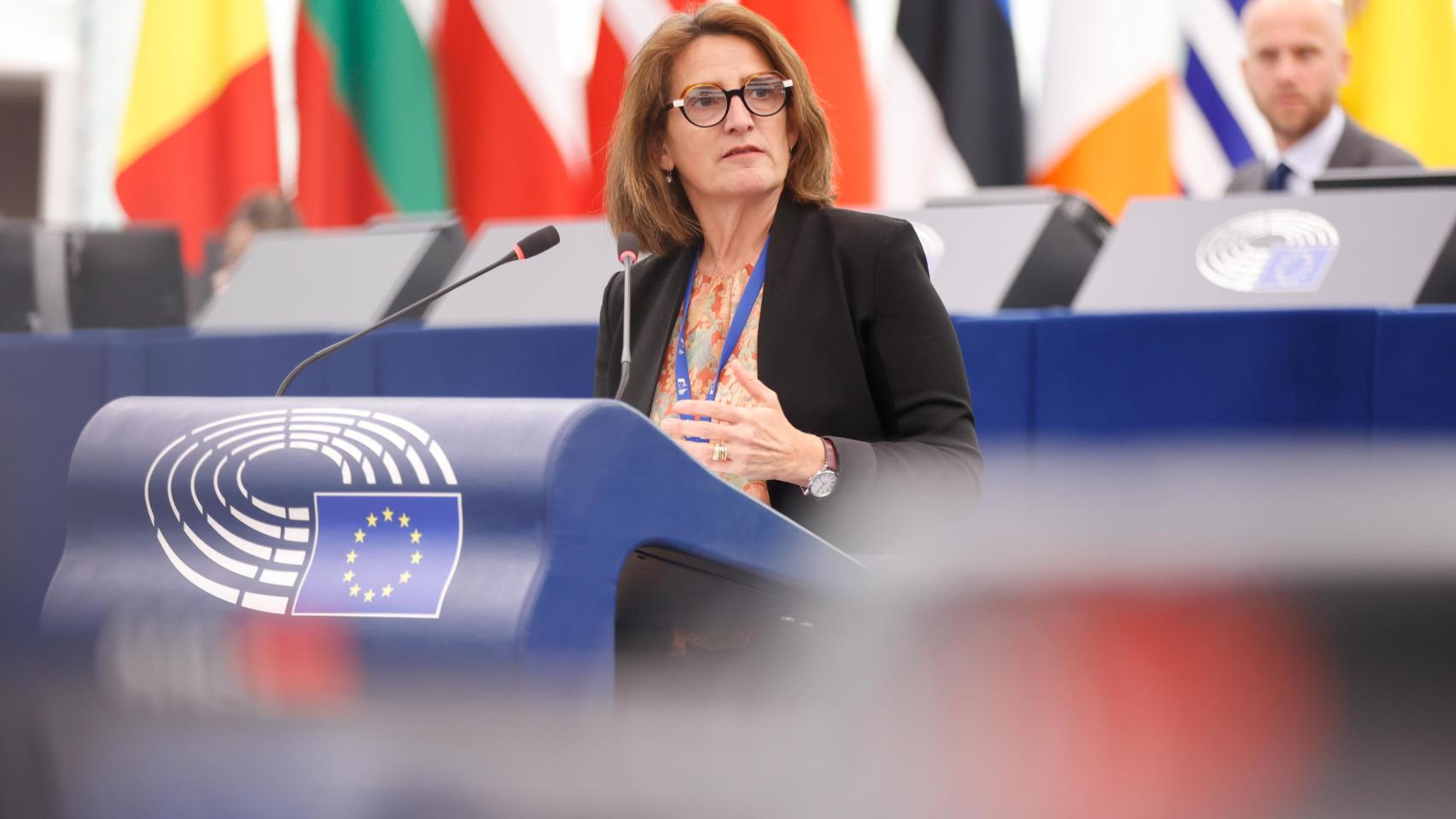 La vicepresidenta primera de la Comisión y responsable de Competencia, Teresa Ribera