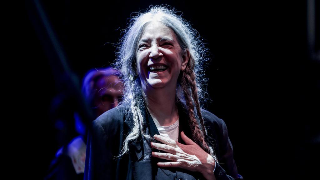 Patti Smith en su concierto en las Noches del Botánico de Madrid, en 2022. Foto: Ricardo Rubio/Europa Press