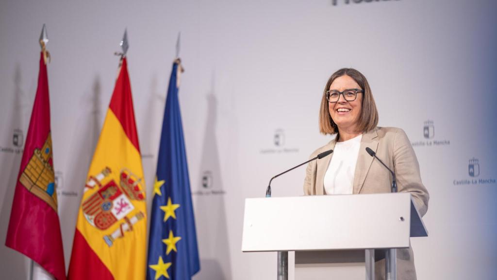 Esther Padilla, portavoz del Gobierno de Castilla-La Mancha.