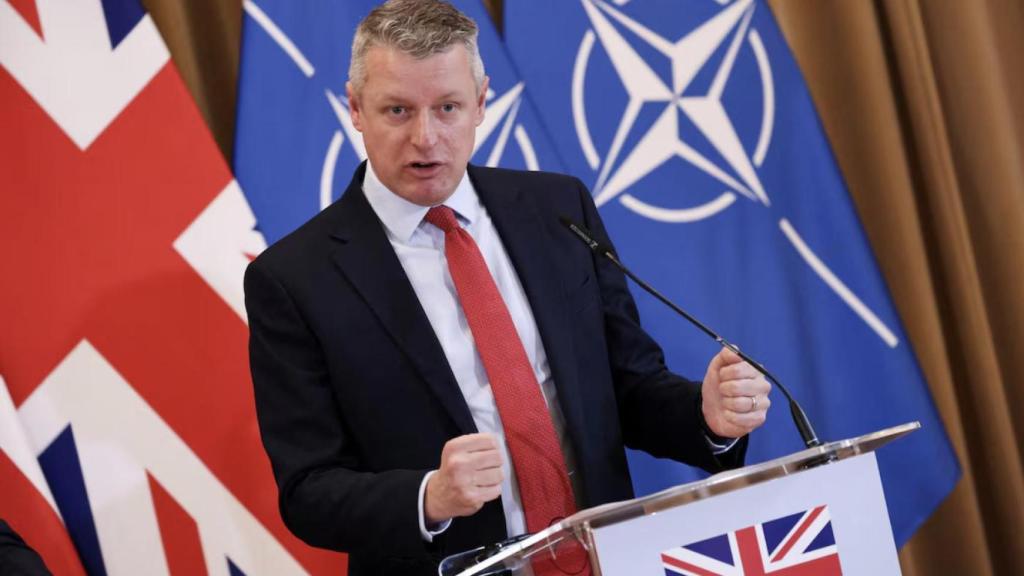 El ministro de Estado británico para la Preparación y la Industria de Defensa, Luke Pollard.