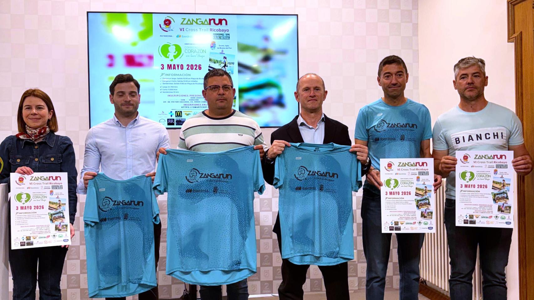 Presentación del VI Cross Trail de Ricobayo en la Diputación de Zamora.