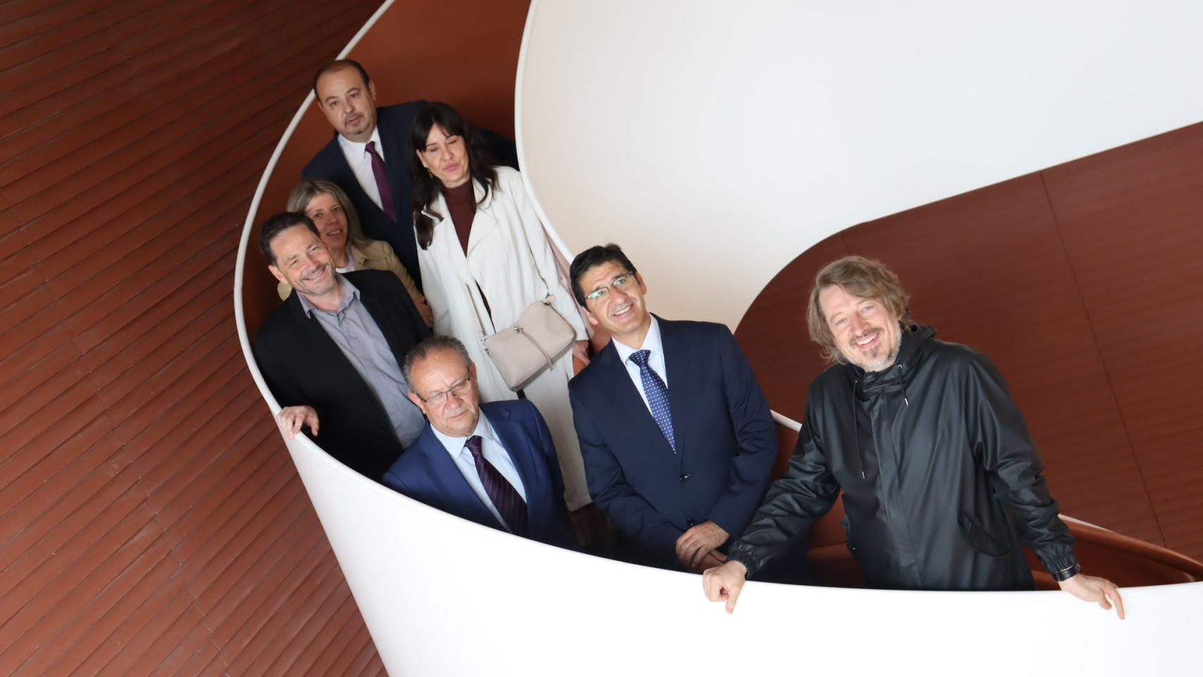 Visita a la futura Ciudad Administrativa de la Junta de Comunidades en Ciudad Real.