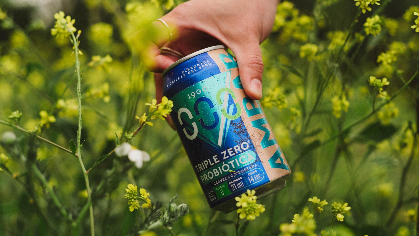 La nueva cerveza Ambar con probióticos. 