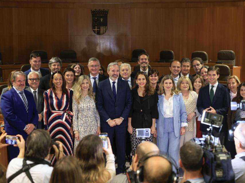 Foto de familia del grupo parlamentario del PP