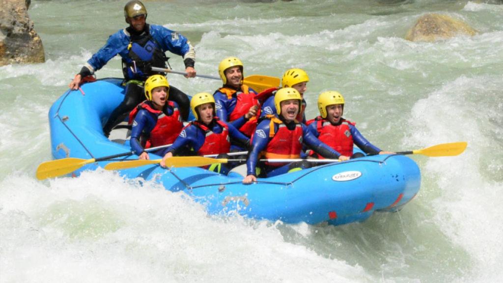 Actividad de rafting de Alcorce 