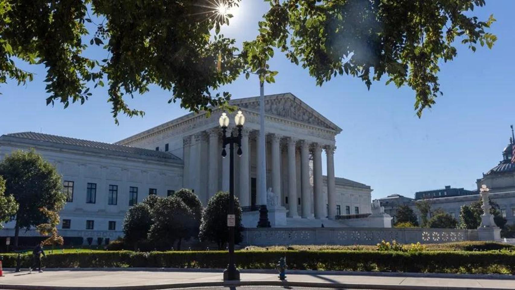 Fachada del Tribunal Supremo de Estados Unidos.