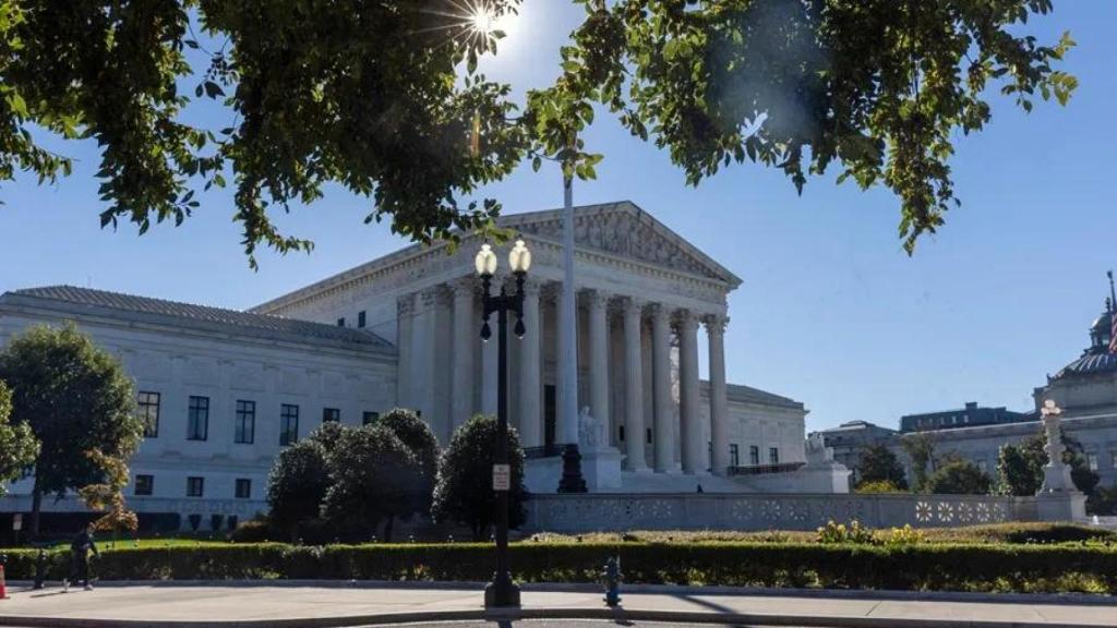 Fachada del Tribunal Supremo de Estados Unidos.