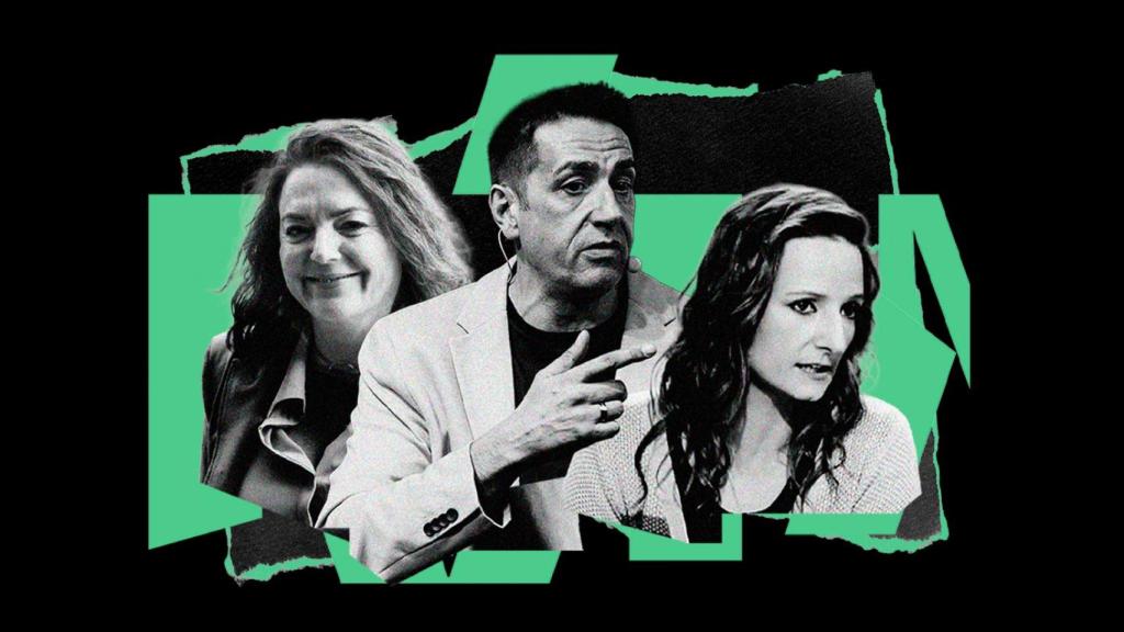 Emilia Sánchez-Pantoja, Emilio Delgado y Marta Sánchiz Abraldes.