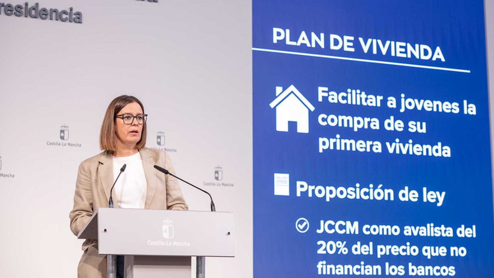 Esther Padilla durante la presentación del plan.