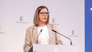 Esther Padilla durante la presentación del plan.