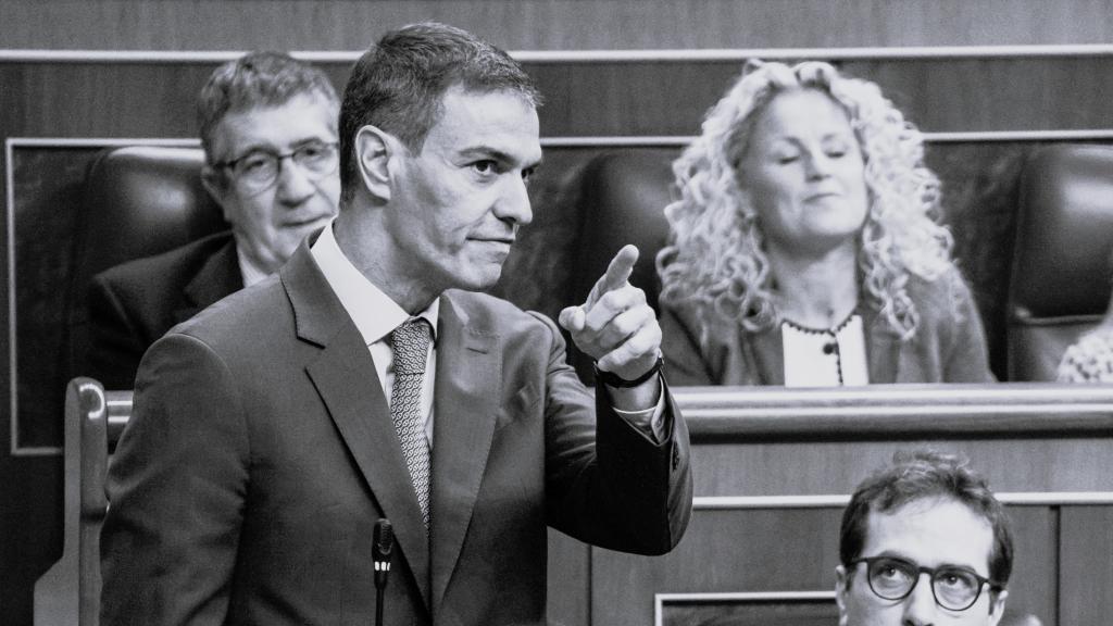 Pedro Sánchez, este miércoles en el Congreso.