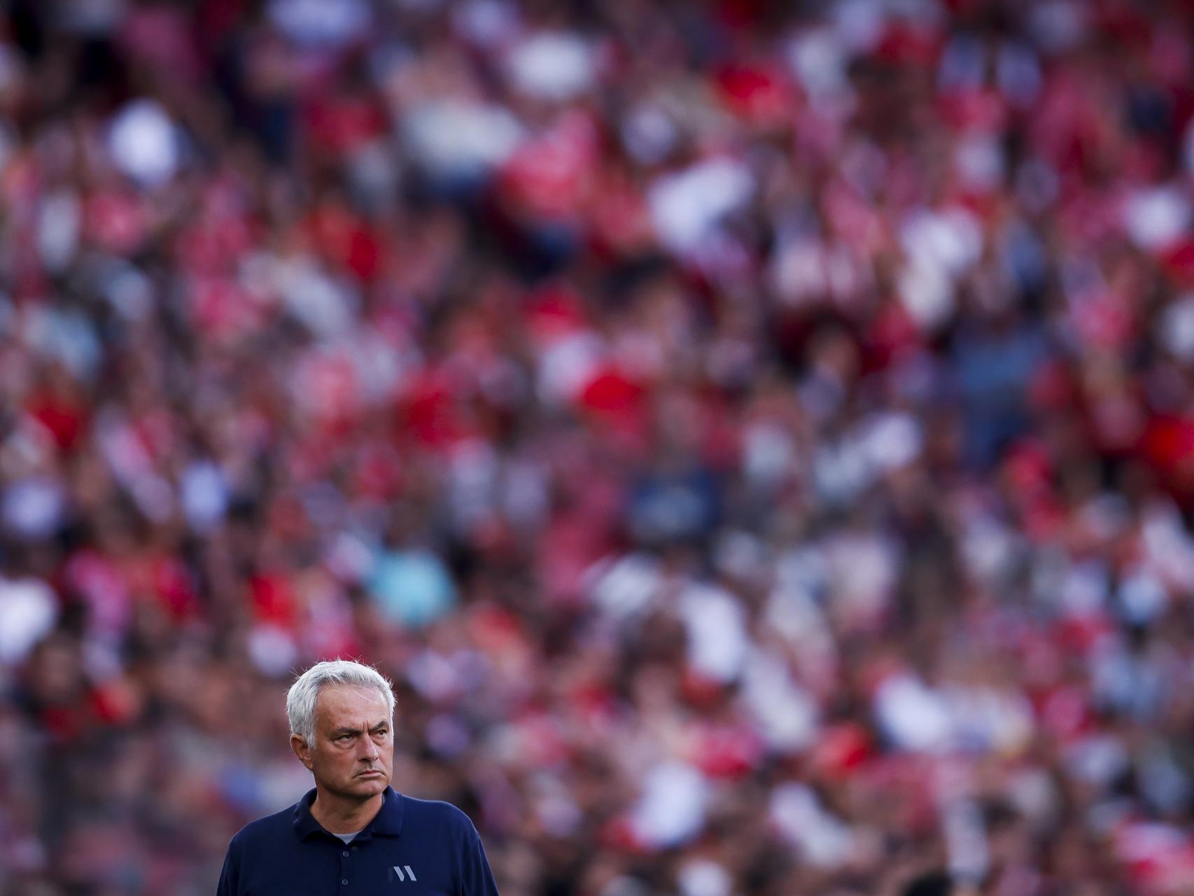 Jose Mourinho, en un partido del Benfica