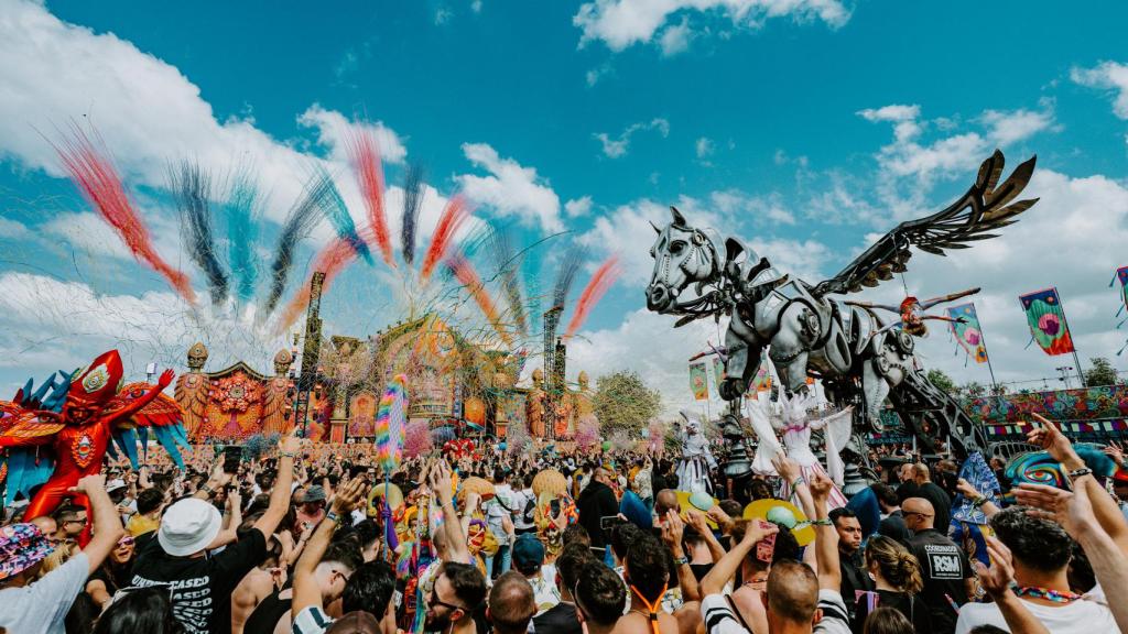 El festival Elrow Town en Madrid en ediciones pasadas.