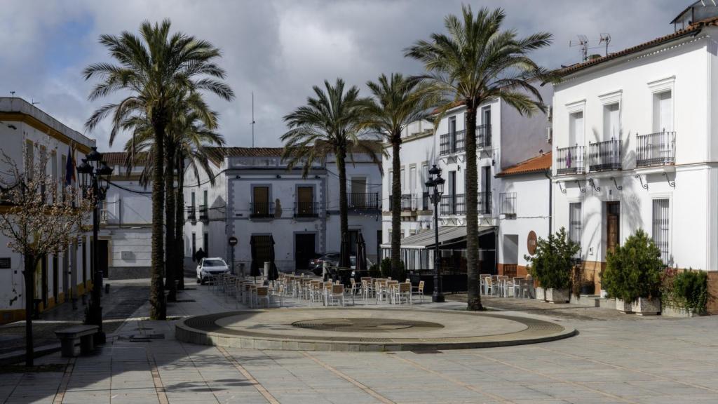 La plaza de Monesterio, en Badajoz.