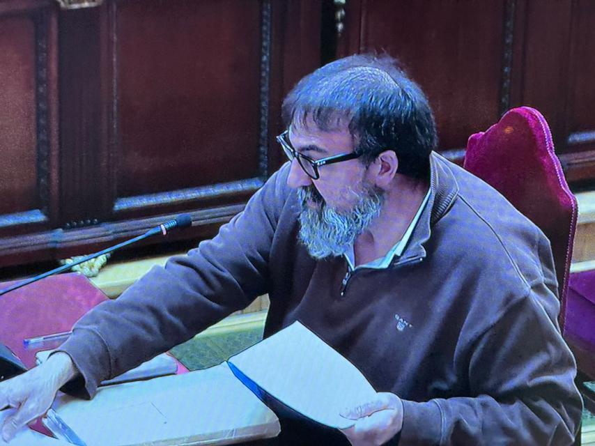 El exasesor del exministro Ábalos, Koldo García, durante su declaración en el Tribunal Supremo.