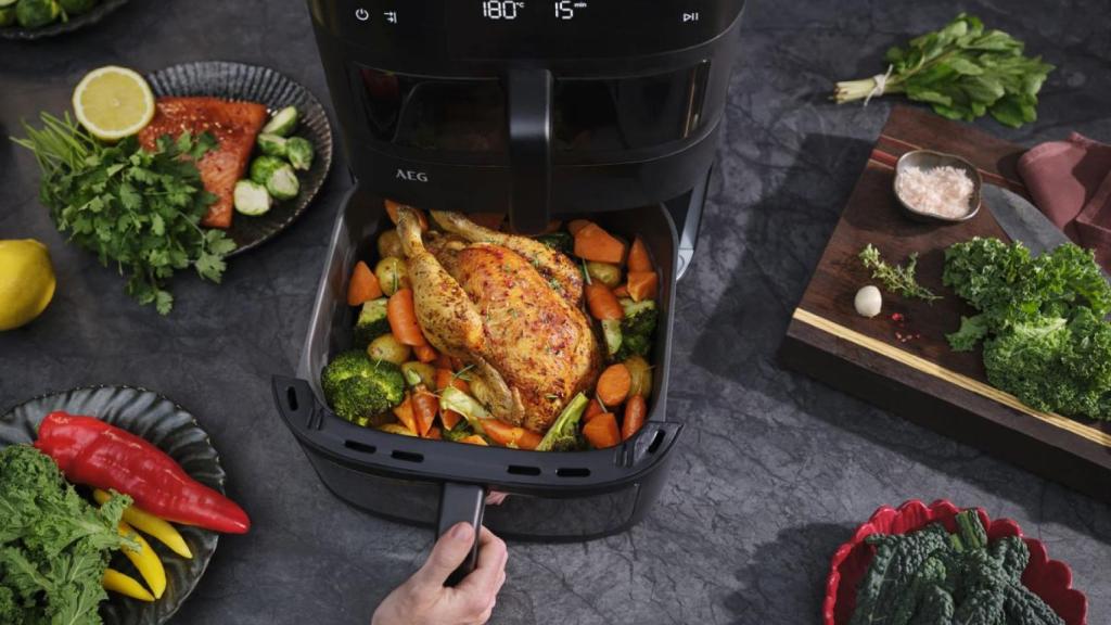 Freidora de aire dual Serie 8000 de AEG
