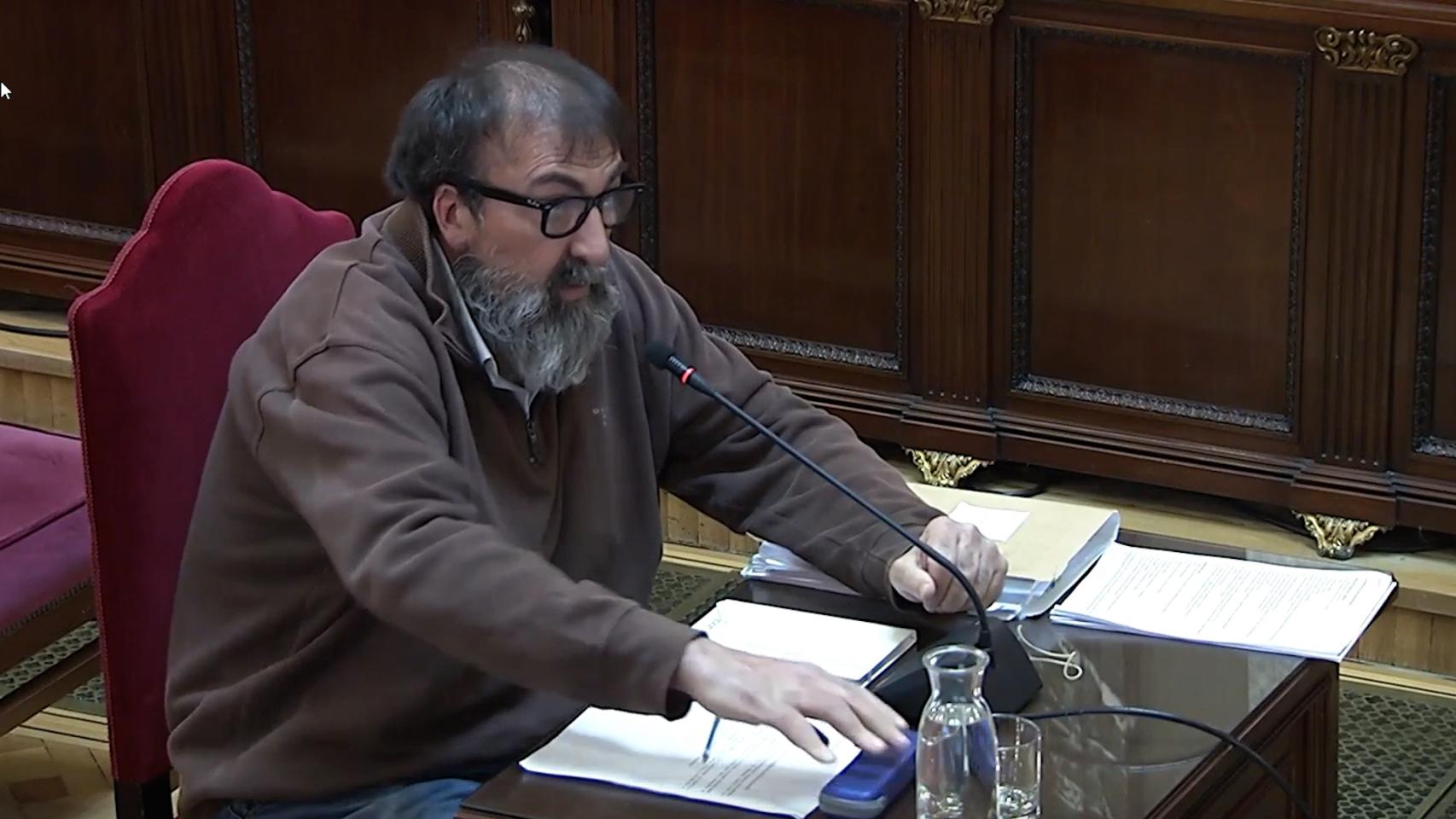 Koldo García durante su declaración en el Supremo.