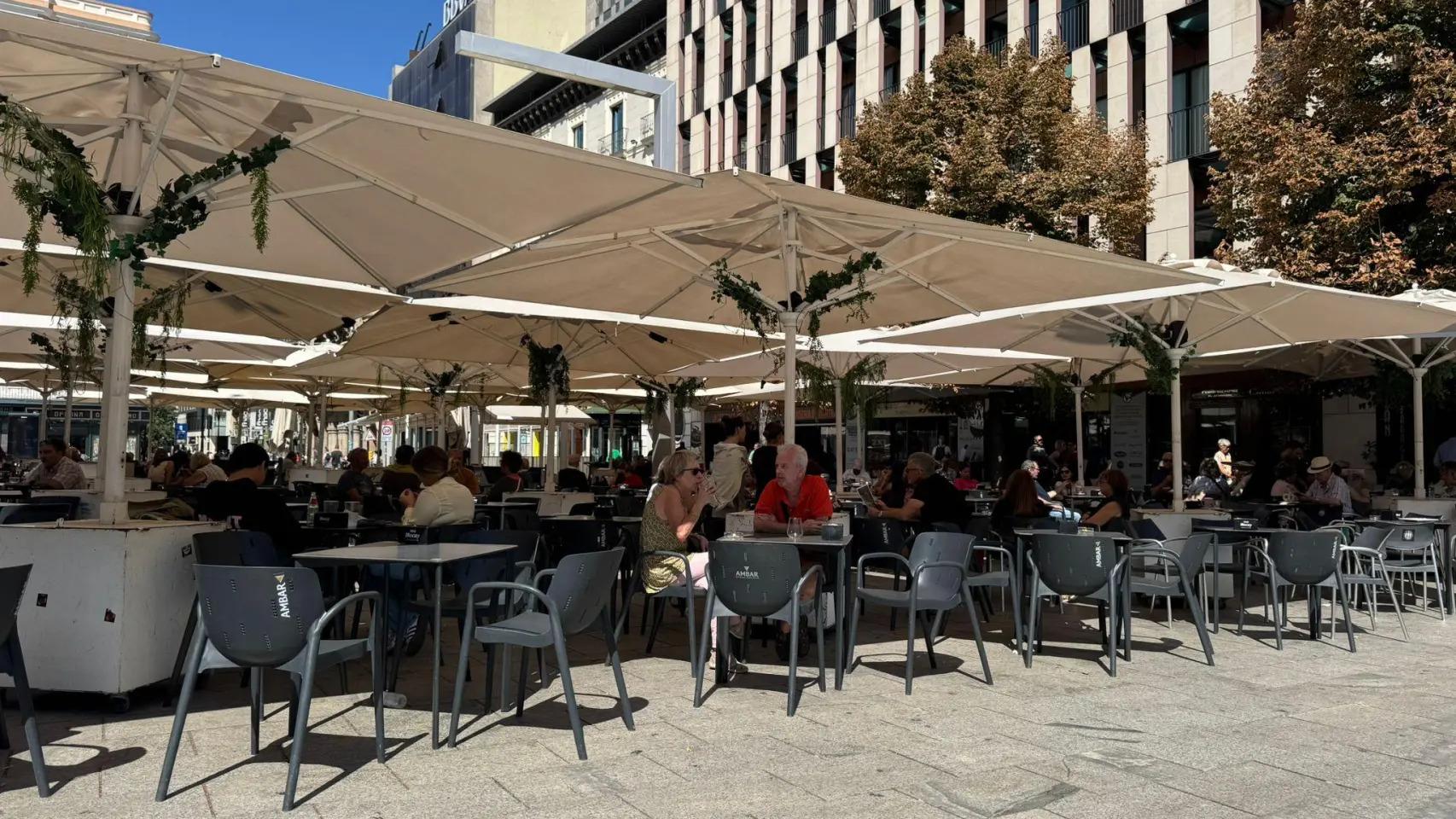 Terraza en Plaza de España, Zaragoza