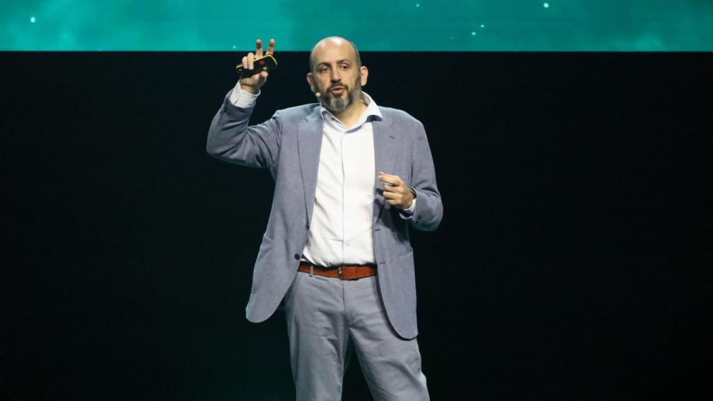 Manel Martorana, de NTT Data, durante su intervención en el congreso 'The Wave'