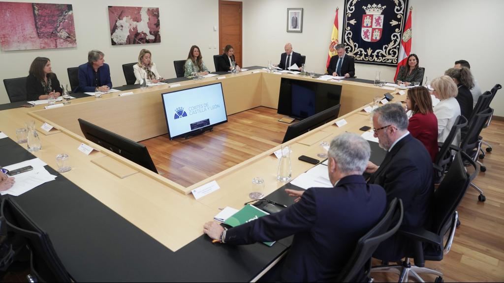 La reunión de la Junta de Portavoces de las Cortes de Castilla y León celebrada este jueves