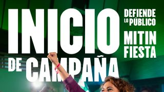Cartel del acto de arranque de campaña de María Jesús Montero en Granada