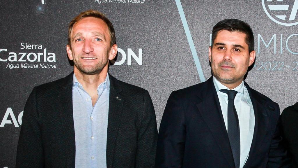 Diego Rivas con David Aganzo, presidente de AFE