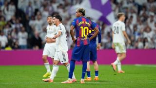 Lamine Yamal, durante un Clásico de La Liga contra el Real Madrid