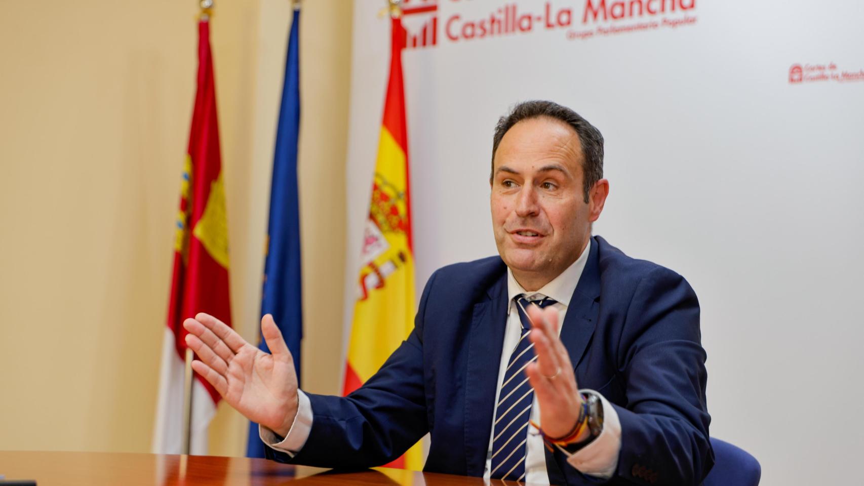José Antonio Martín-Buro durante una entrevista concedida a EL ESPAÑOL de Castilla-La Mancha.
