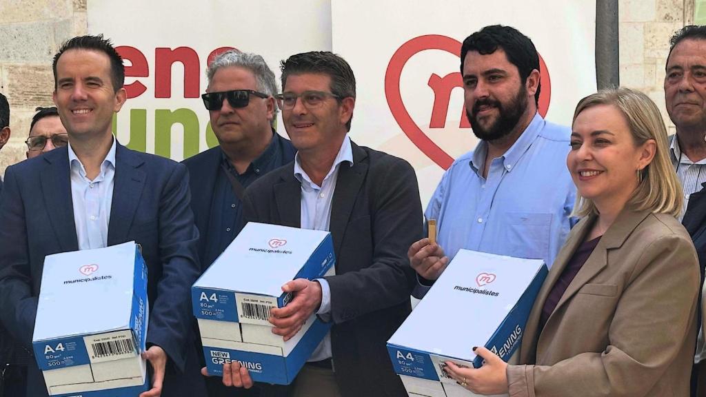 Jorge Rodríguez, Natalia Enguix y David García. EE