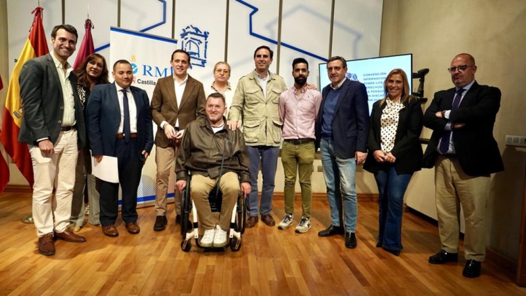 El presidente de la Diputación de Valladolid, Conrado Íscar, y el presidente de CERMI Castilla y León, Francisco J. Sardón, presiden el acto de conmemoración del Día Nacional en España de la Convención Internacional sobre los Derechos de las Personas con Discapacidad.