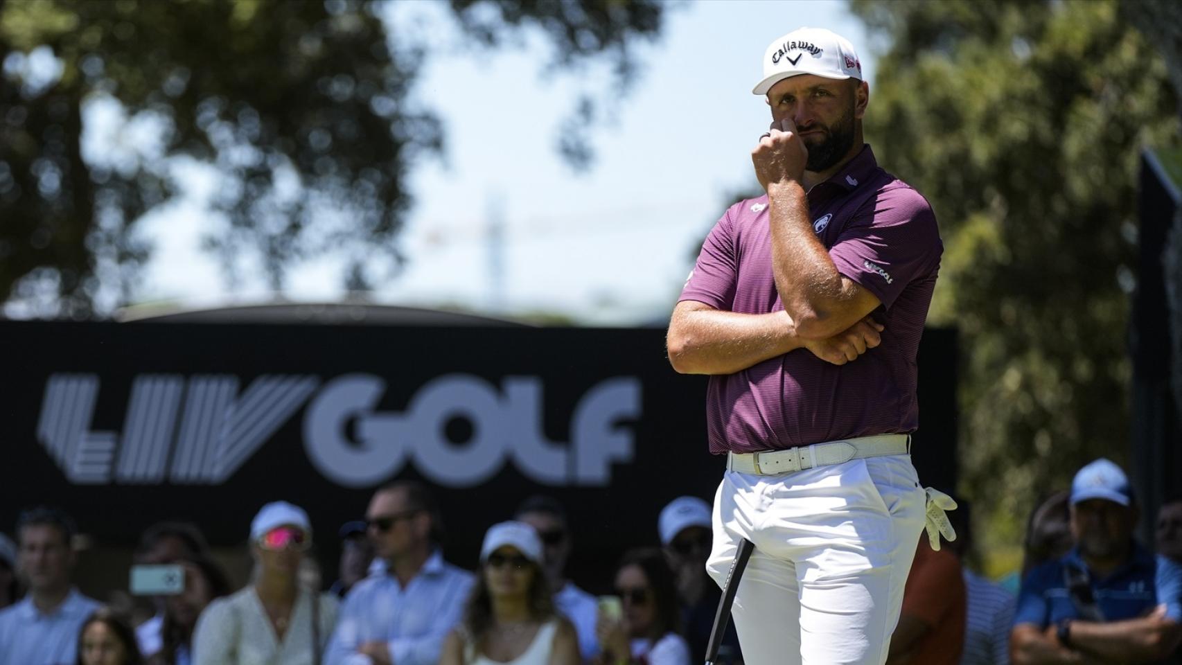 Jon Rahm, durante un torneo del LIV Golf