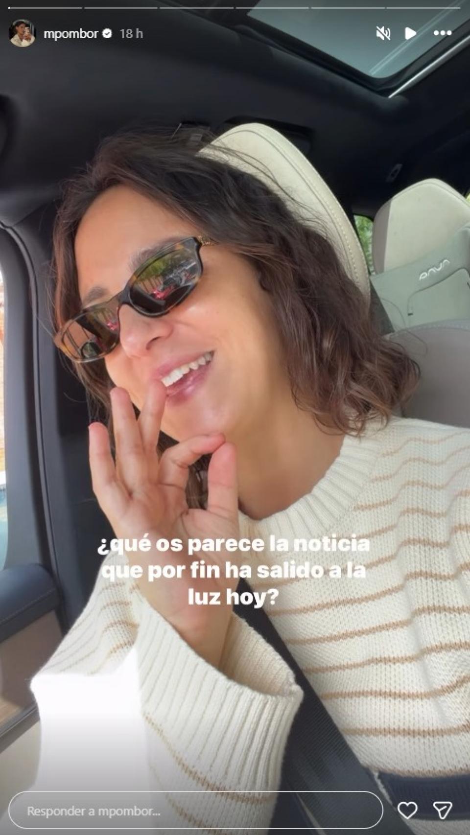 Marta Pombo, en sus redes sociales.