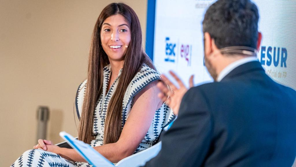 Marina Barrionuevo durante la entrevista en el V Foro de Educación, Innovación y Economía de Málaga.