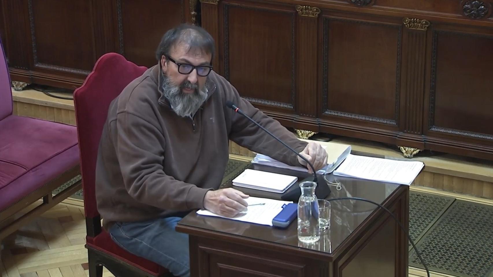 El exasesor ministerial Koldo García durante su declaración este jueves como acusado en el juicio en el Tribunal Supremo.